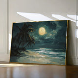 Landscape 303 Canvas Art 60 x 40 cm / Black
