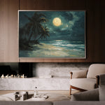 Landscape 303 Canvas Art 60 x 40 cm / Black