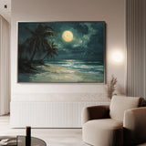 Landscape 303 Canvas Art 60 x 40 cm / Black