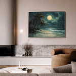 Landscape 303 Canvas Art 60 x 40 cm / Black