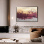 Abstract 304 Canvas Art 60 x 40 cm / Black