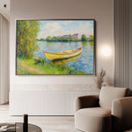 Landscape 304 Canvas Art 60 x 40 cm / Black