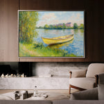 Landscape 304 Canvas Art 60 x 40 cm / Black