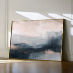 Abstract 305 Canvas Art 60 x 40 cm / Black