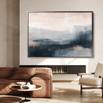 Abstract 305 Canvas Art 60 x 40 cm / Black