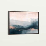 Abstract 305 Canvas Art 60 x 40 cm / Black