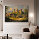 Landscape 305 Canvas Art 60 x 40 cm / Black