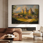 Landscape 305 Canvas Art 60 x 40 cm / Black