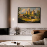 Landscape 305 Canvas Art 60 x 40 cm / Black