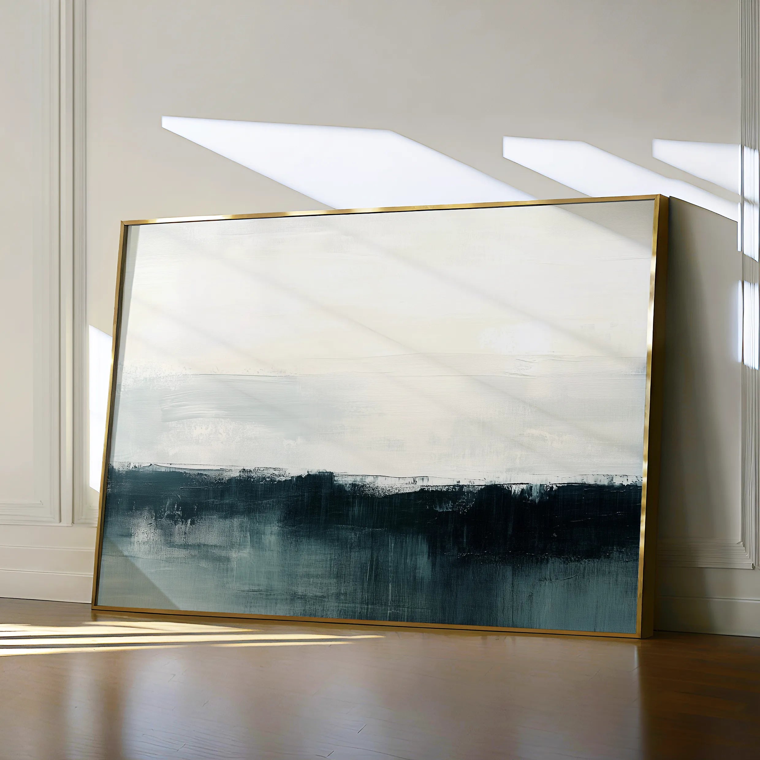 Abstract 306 Canvas Art 60 x 40 cm / Black