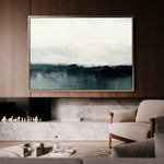 Abstract 306 Canvas Art 60 x 40 cm / Black