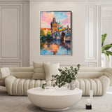 Landscape 306 Canvas Art 60 x 40 cm / Black