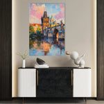 Landscape 306 Canvas Art 60 x 40 cm / Black