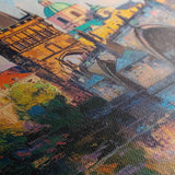 Landscape 306 Canvas Art 60 x 40 cm / Black