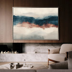 Abstract 308 Canvas Art 60 x 40 cm / Black