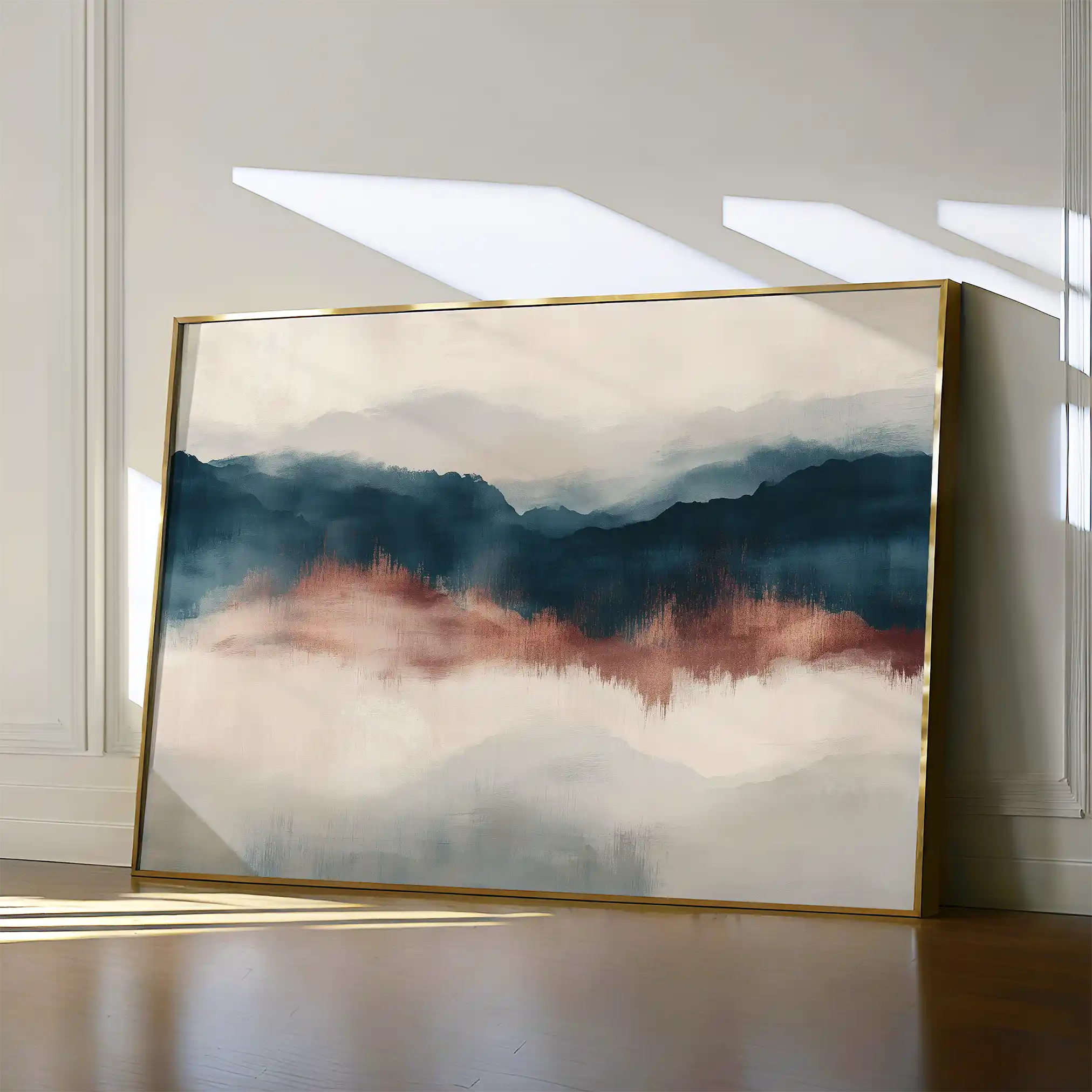 Abstract 308 Canvas Art 60 x 40 cm / Black