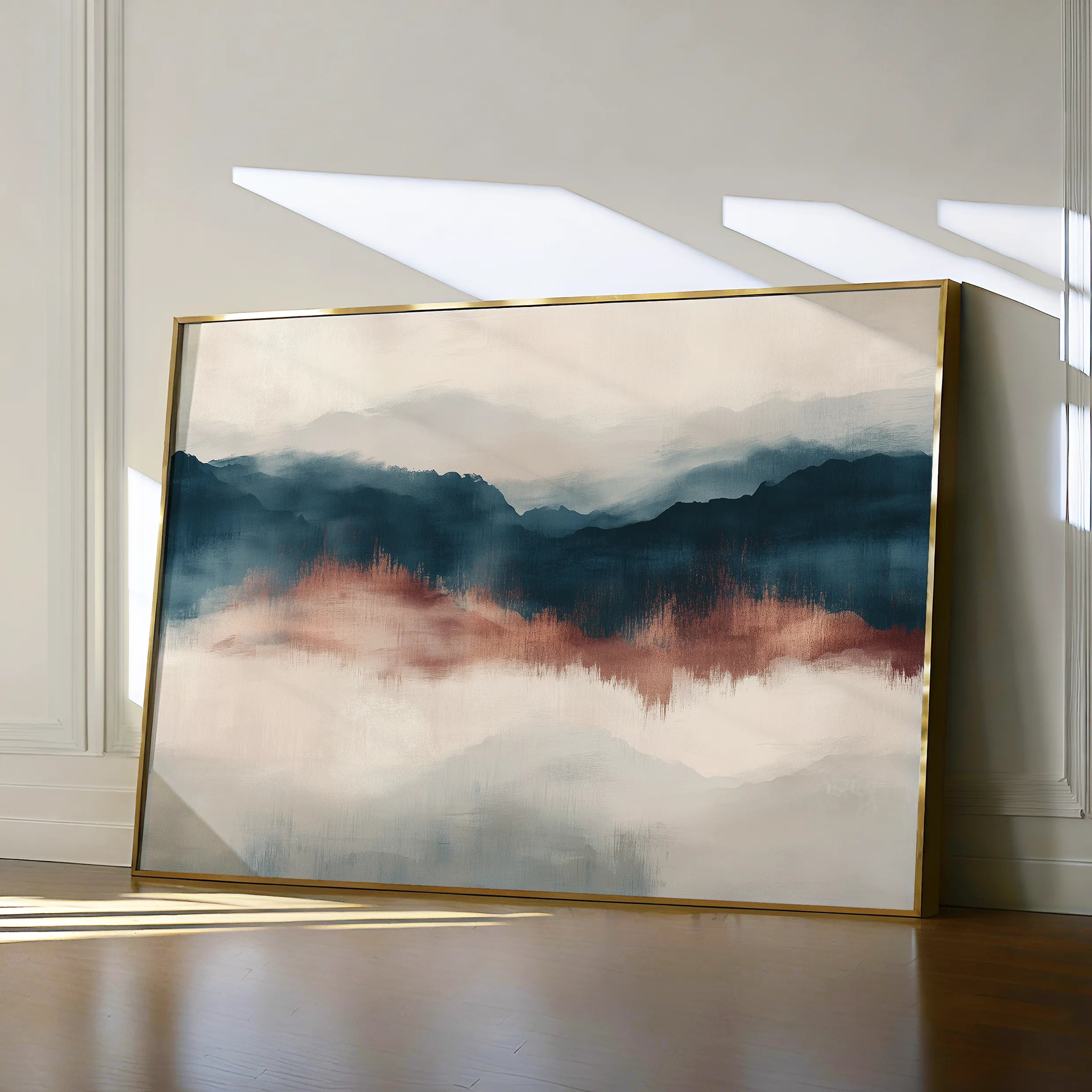Abstract 308 Canvas Art 60 x 40 cm / Black