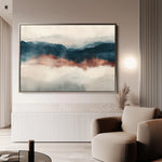 Abstract 308 Canvas Art 60 x 40 cm / Black