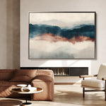 Abstract 308 Canvas Art 60 x 40 cm / Black