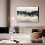 Abstract 308 Canvas Art 60 x 40 cm / Black