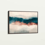 Abstract 308 Canvas Art 60 x 40 cm / Black