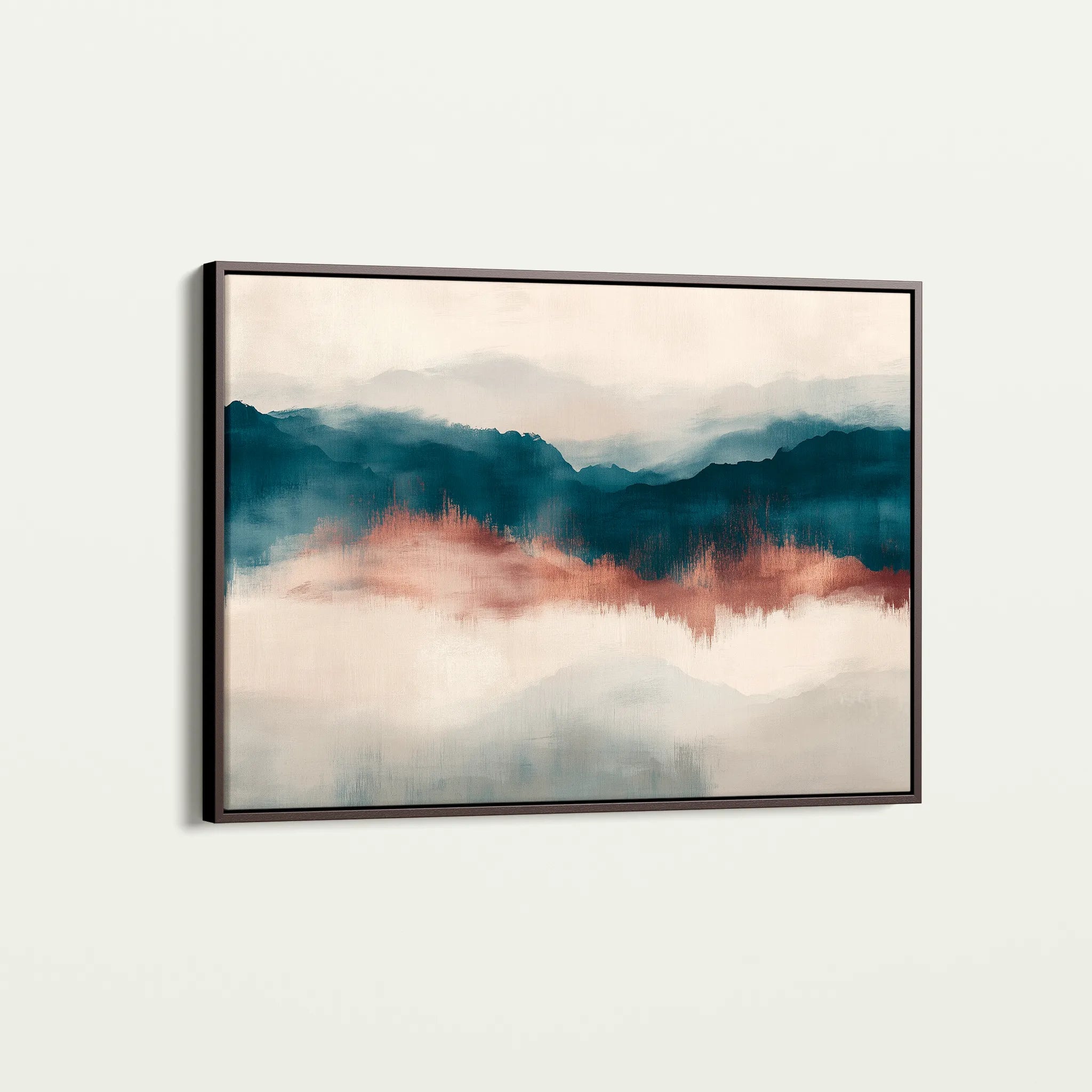 Abstract 308 Canvas Art 60 x 40 cm / Black