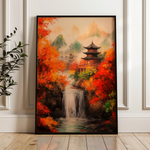Landscape 308 Canvas Art 60 x 40 cm / Black