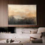 Abstract 309 Canvas Art 60 x 40 cm / Black