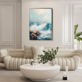 Landscape 311 Canvas Art 60 x 40 cm / Black