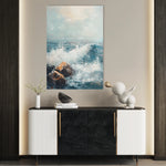 Landscape 311 Canvas Art 60 x 40 cm / Black