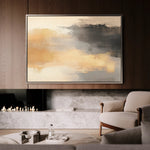 Abstract 312 Canvas Art 60 x 40 cm / Black