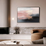 Abstract 313 Canvas Art 60 x 40 cm / Black