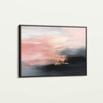 Abstract 313 Canvas Art 60 x 40 cm / Black