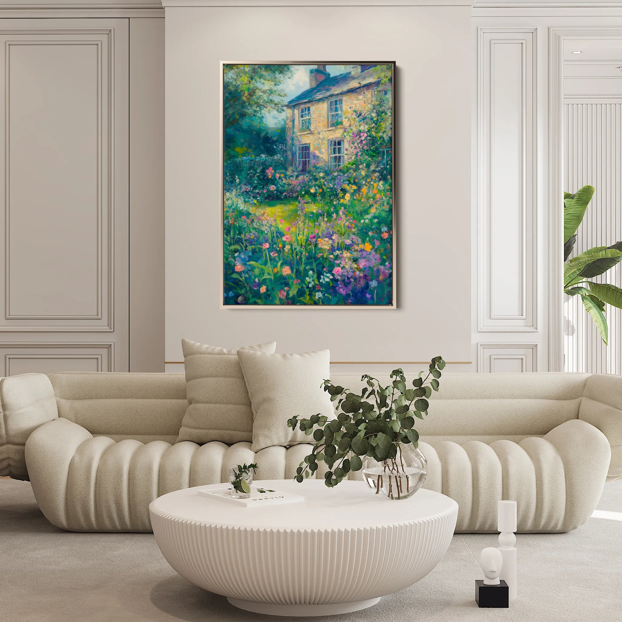 Landscape 313 Canvas Art 60 x 40 cm / Black