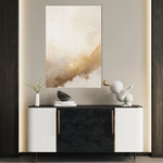 Abstract 314 Canvas Art 60 x 40 cm / Black