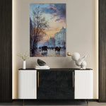 Landscape 314 Canvas Art 60 x 40 cm / Black