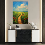 Landscape 315 Canvas Art 60 x 40 cm / Black