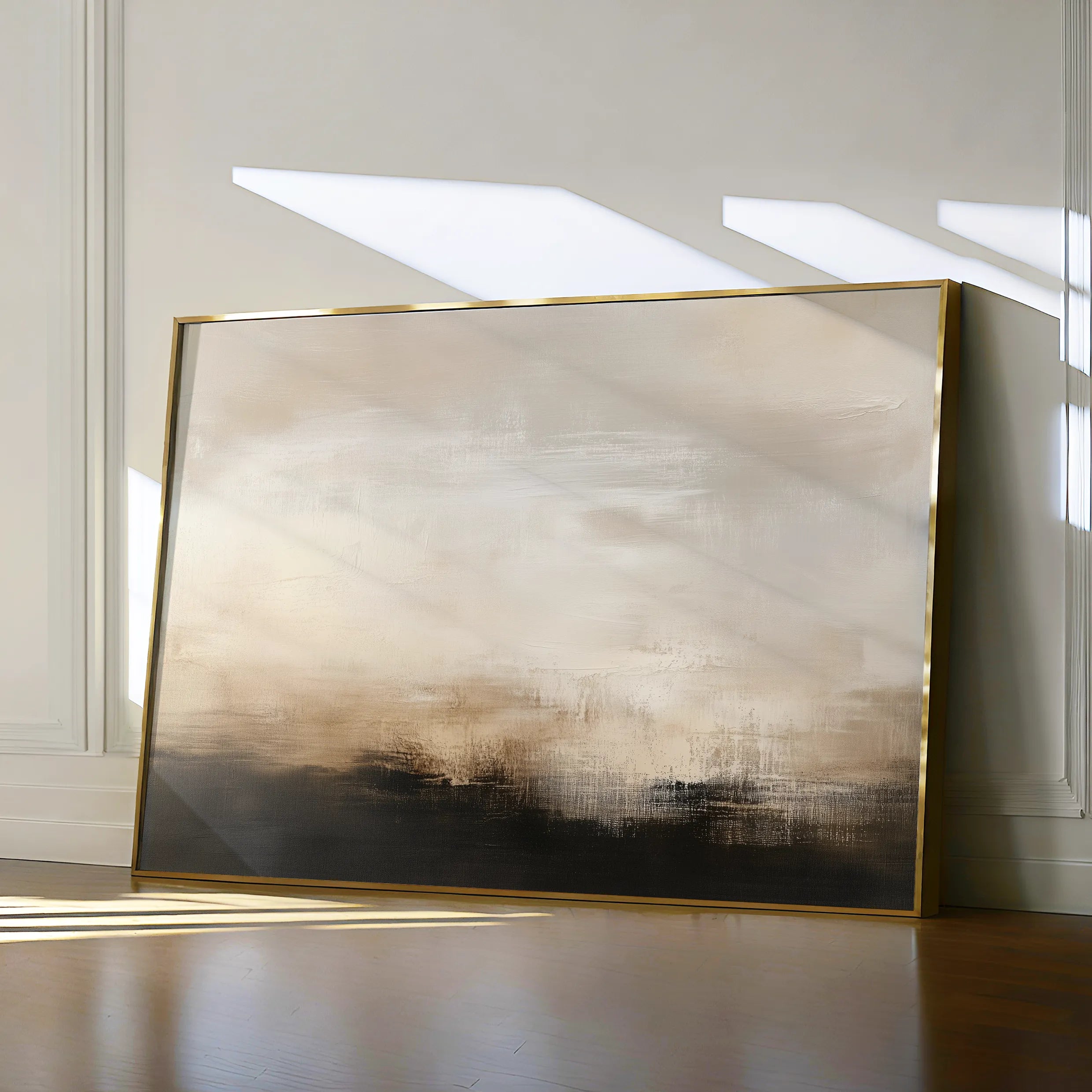 Abstract 316 Canvas Art 60 x 40 cm / Black