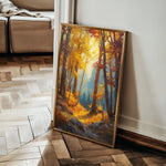 Landscape 317 Canvas Art 60 x 40 cm / Black