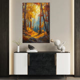 Landscape 317 Canvas Art 60 x 40 cm / Black