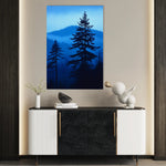 Landscape 318 Canvas Art 60 x 40 cm / Black