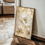 Floral 319 Canvas Art 60 x 40 cm / Black