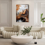 Landscape 319 Canvas Art 60 x 40 cm / Black