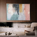 Abstract 320 Canvas Art 60 x 40 cm / Black