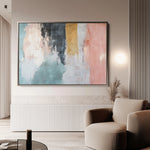 Abstract 320 Canvas Art 60 x 40 cm / Black