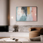 Abstract 320 Canvas Art 60 x 40 cm / Black