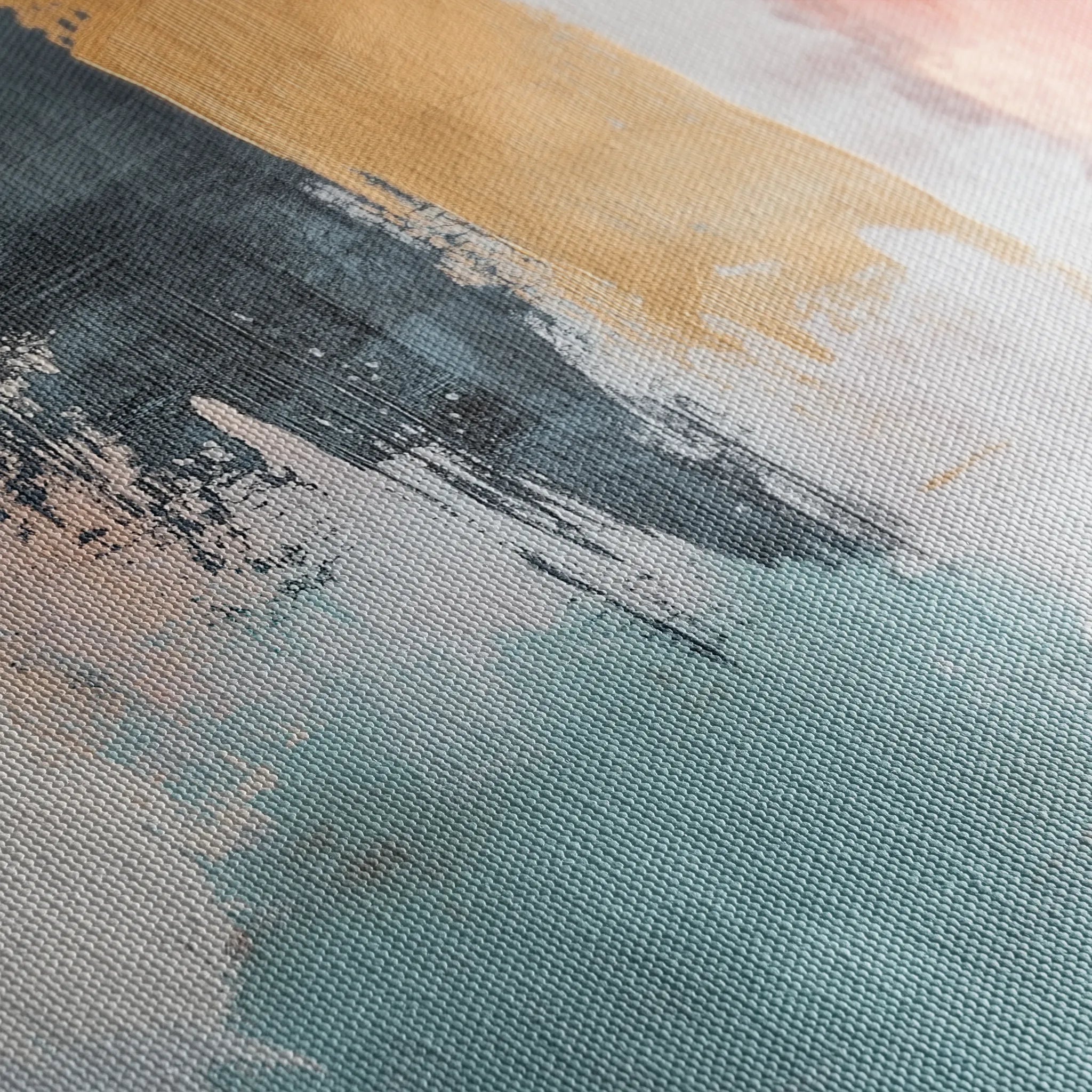 Abstract 320 Canvas Art 60 x 40 cm / Black