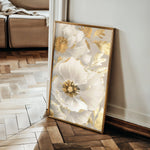 Floral 320 Canvas Art 60 x 40 cm / Black