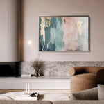 Abstract 321 Canvas Art 60 x 40 cm / Black