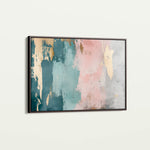 Abstract 321 Canvas Art 60 x 40 cm / Black